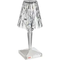 Kartell Battery Tischlampe LED batteriebetrieben Ø12x26 cm