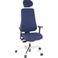 Hjh OFFICE PRO-TEC 400 - Profi Bürostuhl Dunkelblau