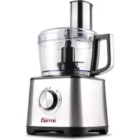 Girmi Multifunktions-Küchenmaschine RB76, 600 W, Edelstahlschüssel (1,2 l), 7 Zubehörteile