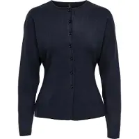 ONLY Strickjacke "ONLLUCY LS O-NECK CARDIGAN EX KNT" Materialmix, regular fit, Rundhals