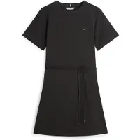 Tommy Hilfiger Kleid für den Alltag WW0WW49772 Schwarz Regular Fit
