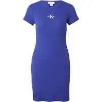 Calvin Klein Jeans Kleid für den Alltag Monologo Baby LV047F241G Violett Slim Fit