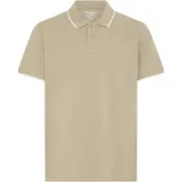 Blend Kurzarm Poloshirt Knopfverschluss Rundhals Sticklogo Größe: XL