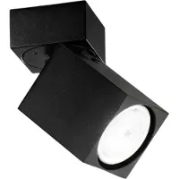 Perenz CONNECT verstellbare schwarze quadratische LED-Wandleuchte 1xGu10