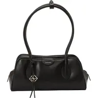 Calvin Klein Handtasche Emblem Trio Shoulder Bag LV04F3369G Schwarz