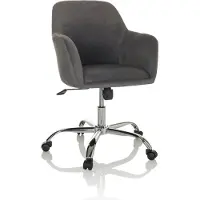 Hjh OFFICE Home Office Bürostuhl SOLAO 300 Schreibtischstuhl mit Armlehnen Stoff Drehstuhl