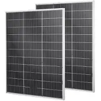 Vevor Bifaziales Solarpanel 100 W 2er-Pack