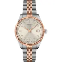 Tissot T1562102203101 Damenuhr Quarz Ballade 34 mm Stahl/Roségoldfarben