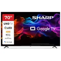 Sharp 70HP5265E, 177,8 cm (70"), 3840 x 2160 Pixel, QLED, Smart-TV, WLAN, Schwarz