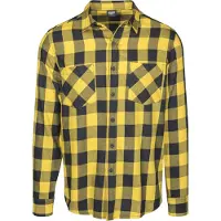 Urban Classics Basic Flannel Langarmhemd