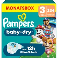 Pampers Baby Dry Gr.3 Midi 6-10kg MonatsBox Paw Patrol