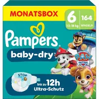 Pampers Baby Dry Gr.6 Extra Large 13-18kg MonatsBox 164 St