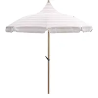 Garden Impressions Aloha Sonnenschirm - Ø200 cm - light teak look - Taupe - ecru