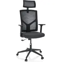 Hjh OFFICE BRETON B - Home Office Bürostuhl Schwarz