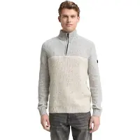 Tom Tailor Troyer mit Logo Stickerei
