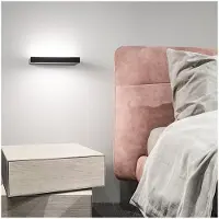 Perenz FLOOR LED-Wandleuchte Schwarz Handy-Ladestation