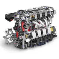 Mould King 10087E - Vierzylinder-Benzinmotor ()