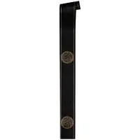 A.S. Création Barock Tapeten Bordüre in Schwarz und Gold Elegante Tapetenborte mit Medusa Mäander Bordüre Ideal für Schlafzimmer