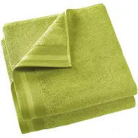 De Witte Lietaer Duschhandtuch Contessa Lime Green (70 x 140 cm)(2er Set)