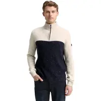 Tom Tailor Troyer mit Logo Stickerei