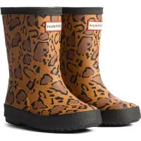Hunter Gummistiefel - Kids First Leopard Print - Rich Tan/Sattel - - 21 - Gummistiefel