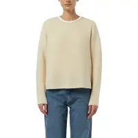 Comma Strickpullover mit Rollkanten