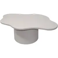 Vente-unique Couchtisch - Metall - Cremefarben - POLENDRA