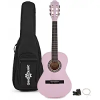 Gear4Music 1/2-Junior-Konzertgitarre von Rosa – Paket