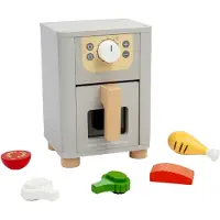 Bigjigs Spielzeug Airfryer - pädagogisches Kinderküchenspielzeug