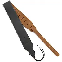 Hartwood Gitarrengurt italienisches Leder Schwarz