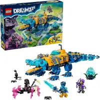 LEGO DREAMZzz 2in1 Krokodil-U-Boot - Spielzeug verwandelbar in Adler-U-Boot - inkl. 3 Minifiguren, 2 Spinnen und einer sammelbaren blauen Schatz-Kreatur - Geschenk für Jungen ab 8 Jahren - 71512