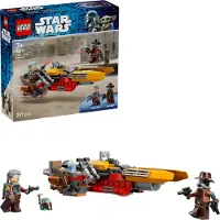 LEGO Star Wars 75437 Cobb Vanths Speeder - inkl. Cobb Vanth & Cad Bane Minifiguren sowie Blaster & Jetpack - Geschenk für Jungen ab 7 Jahren und Fans von The Mandalorian