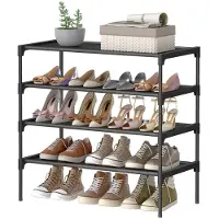Songmics Schuhregal mehrstöckig platzsparend für Flur und Eingangsbereich LSH024BH01