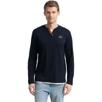 Tom Tailor Langarmshirt mit Logo Print