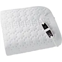 Inventum HN139G Wärmeunterbett 150x80 cm - Einzeln - 4 Wärmestufen - Wärmedecke - Waschbar - Automatische Abschaltung - Überhitzungsschutz - Vlies - Weiß