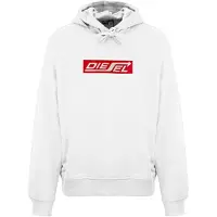 Diesel - T-shirt Mit Pfeil-logo In Hellweiß