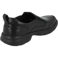 Hush puppies - "Harold" Flache Schuhe für Herren, Leder, Zum Anschlüpfen (Schwarz)