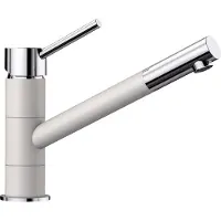 BLANCO KANO SILGRANIT-Look zweifarbig silgranitweiß/chrom