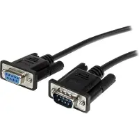 StarTech.com 2m Black Db9 Serial Cable M/F
