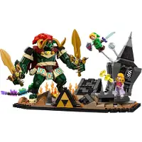 LEGO The Legend of Zelda: Ocarina of Time - Der finale Kampf - Modellbau für Erwachsene mit Ganon Figur und 3 Minifiguren inkl. Link - Gaming Zimmerdeko - DIY Geschenkidee für Fans - 77093