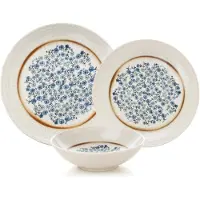 Hermia Concept , GBSATN24Y4R22153, Tafelservice (24-teilig), Mehrfarbig, 100 % PORZELLAN, 25 x 25 x 2 cm