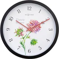 Nextime Wanduhr außen Knautia Kunststoff Ø 30,5 cm
