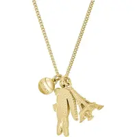 Lacoste - Women's gold-plated steel necklace Umpire 2040454