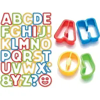 Tescoma Ausstechformen Buchstaben DELÍCIA KIDS, 34 St.