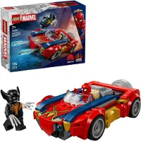 LEGO Super Heroes 76336 Spider-Man Auto vs. Venomized Wolverine
