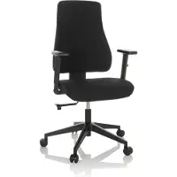 Hjh OFFICE MATHES - Profi Bürostuhl Schwarz