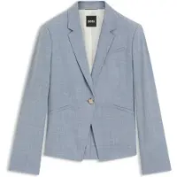 BOSS Slim-Fit Blazer aus melierter Schurwolle Grösse 38