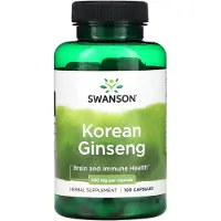 Swanson Health Products Swanson Koreanischer Ginseng 500 mg 100 Pc