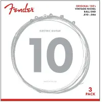 Fender 150R Pure Nickel Ball End E-Gitarrensaiten 10-46 3er Pack