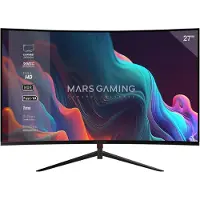 Mars Gaming MV-27C, 68,6 cm (27"), 1920 x 1080 Pixel, Full HD, Schwarz